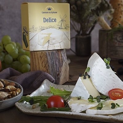 Сыр "Delice" с белой плесенью 50%,100г,125г