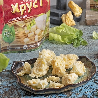 Сыр сушеный  с чесноком и укропом 40%,50г