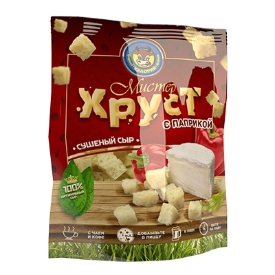 Сыр сушеный с паприкой 40%,50г
