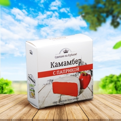Сыр  с белой плесенью  "Камамбер"с паприкой