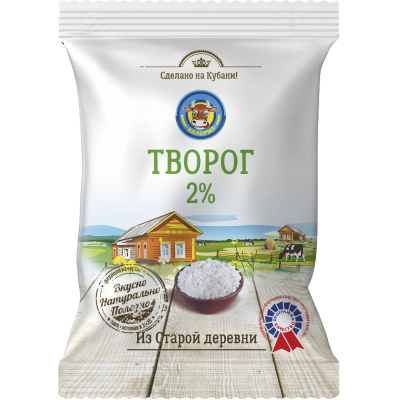 Творог "Из старой деревни" 2% ,180 г